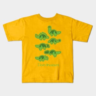 I Love Dinosaurs Kids T-Shirt